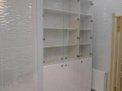 Мебель для ванной комнаты с фасадом МДФ в ПВХ плёнке на заказ
